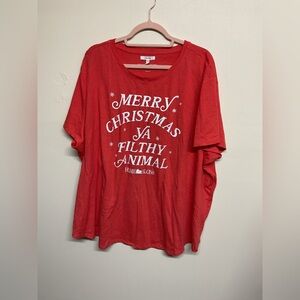 Maurices Festive Red Graphic Tee